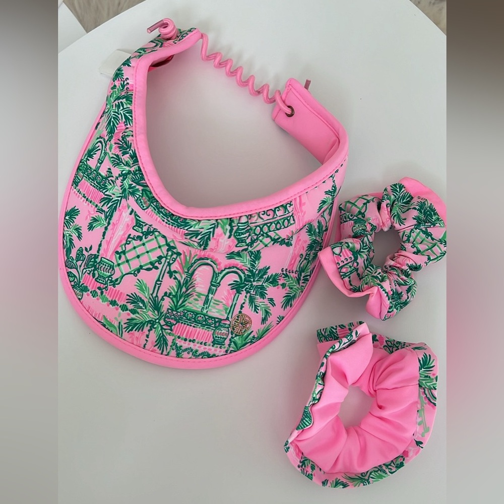 Lilly Pulitzer Visor & Scrunchie set